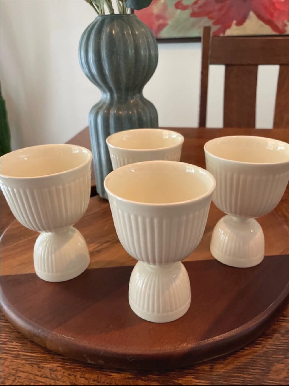 1930s Wedgwood EDME Double Egg Cups